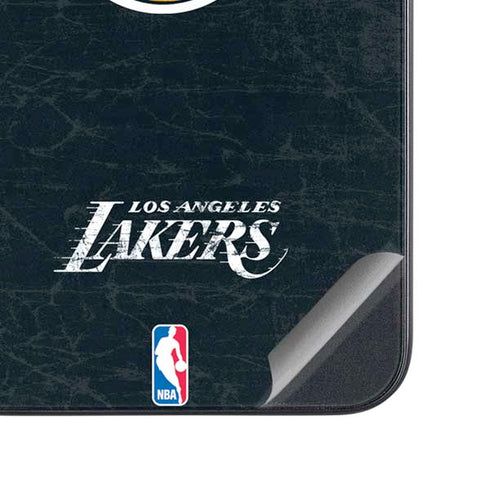 NBA Los Angeles Lakers Black Primary Logo Galaxy A54 5G Skin